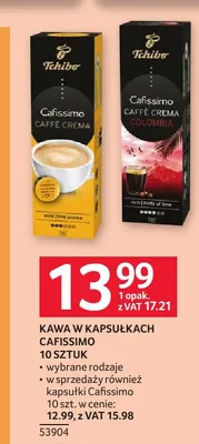 Kawa w kapsułkach Cafissimo Tchibo promocja w Selgros