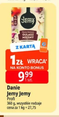Danie gotowe Jemy Jemy gulasz mięsny promocja w Leclerc