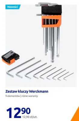 Zestaw kluczy Werckmann promocja w Action