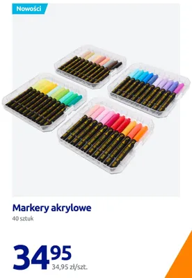 Markery akrylowe promocja w Action