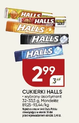 Cukierki Halls promocja w Chata Polska