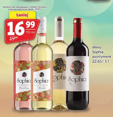 Wino Sophia Red promocja w Prim Market