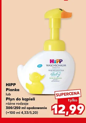 Płyn do kąpieli Hipp promocja w Kaufland