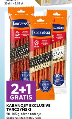 Kabanosy Exclusive drobiowe Tarczyński promocja w Stokrotka