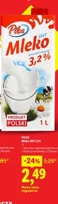 Mleko UHT 3,2% promocja w Lidl