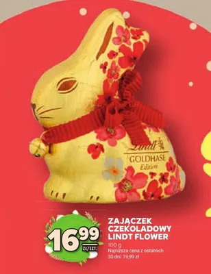 Zajączek czekoladowy Flower promocja w Stokrotka