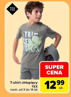 T-shirt chłopięcy TEX promocja w Carrefour