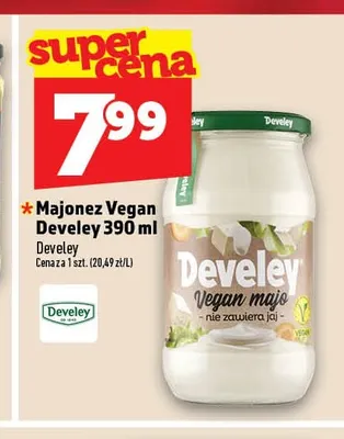 Majonez Vegan Develey promocja w TOPAZ