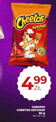 Chrupki Cheetos Ketchup promocja w Duży Ben