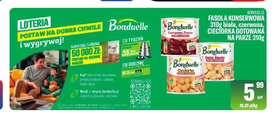 Fasola konserwowa czerwona Bonduelle promocja w Tomi Markt