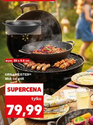 Wok na grill GRILLMEISTER 35x9,5cm promocja w Kaufland