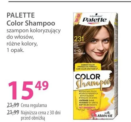 Szampon koloryzujący do włosów Color Shampoo różne kolory promocja w Hebe