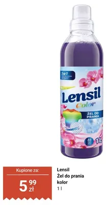Żel do prania Lensil kolor promocja w Dino
