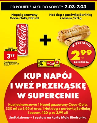 Napój promocja w Biedronka