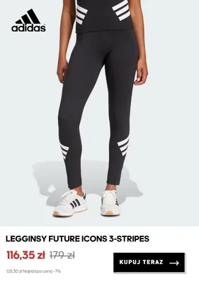 Legginsy Adidas Future Icons 3-Stripes promocja w Adidas
