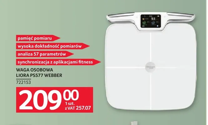 Waga osobowa Liora PS577 Webber promocja w Selgros