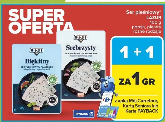 Ser pleśniowy Błękitny promocja w Carrefour Market