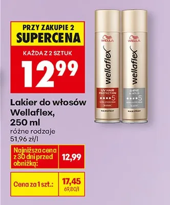 Lakier do włosów, różne rodzaje promocja w Biedronka