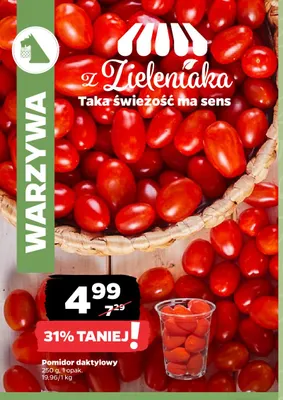 Pomidory daktylowe promocja w Netto