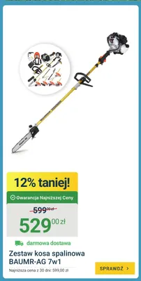 Zestaw kosa spalinowa BAUMR-AG 7w1 promocja w ERLI