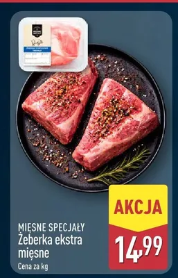 Żeberka ekstra mięsne Mięsne Specjały promocja w Aldi