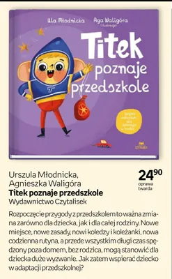 Książka Titek poznaje przedszkole promocja w Empik