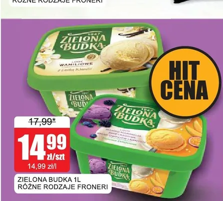 Lody mango-śmietankowe z sosem owoców leśnych Zielona Budka promocja w Bingo