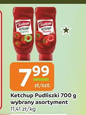 Ketchup łagodny Pudliszki promocja w Społem Częstochowa
