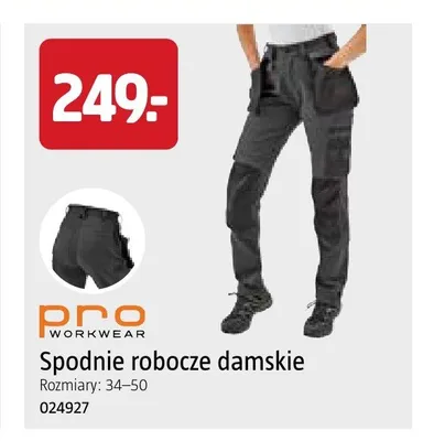 Spodnie robocze damskie Pro Workwear promocja w Jula