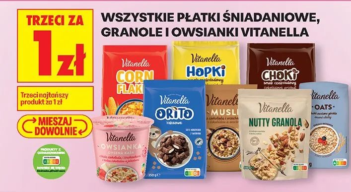 Płatki śniadaniowe Corn Flakes promocja w Biedronka