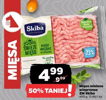 Mięso mielone wieprzowe z szynki promocja w Netto