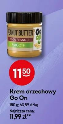 Krem orzechowy Go On promocja w Żabka
