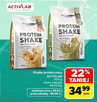 Shake proteinowy Activlab promocja w Carrefour