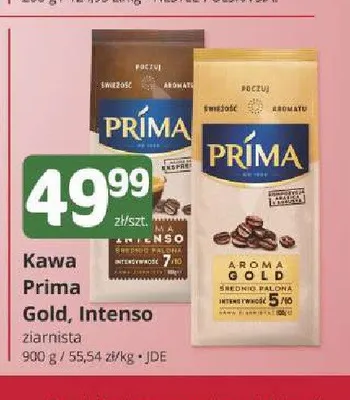 Kawa ziarnista Prima Gold promocja w Marketvita
