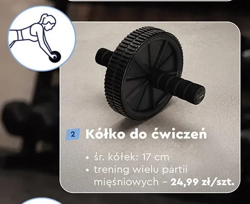 Kółko do ćwiczeń promocja w Biedronka
