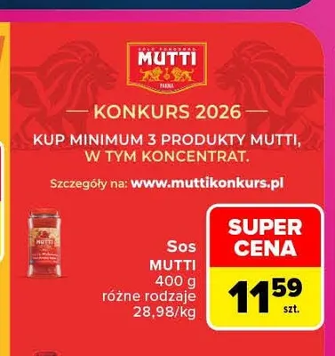 Sos Mutti promocja w Carrefour