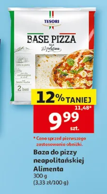 Baza do pizzy neapolitańskiej Alimenta Tesori promocja w Auchan