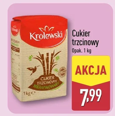 Cukier trzcinowy promocja w Aldi