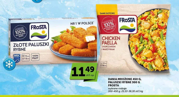 Złote paluszki rybne Frosta promocja w ABC