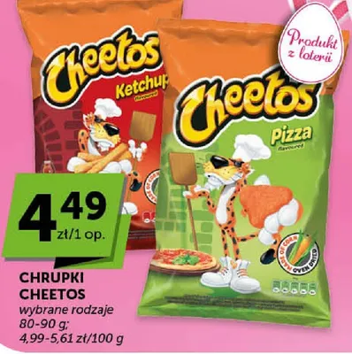 Chrupki Cheetos wybrane rodzaje promocja w ABC