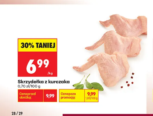 Skrzydełka z kurczaka promocja w Biedronka