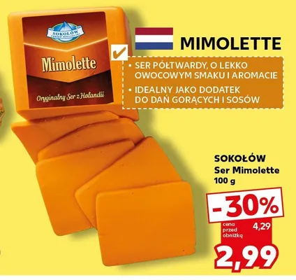 Ser Mimolette promocja w Kaufland