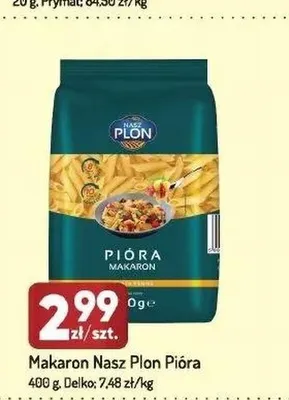 Makaron Nasz Plon Pióra promocja w Avita