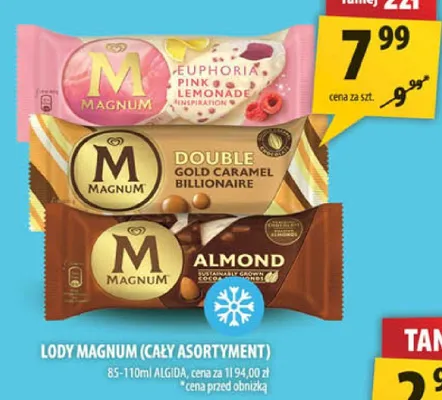 Lody Magnum (cały asortyment) promocja w Arhelan