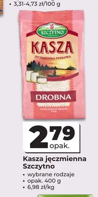Kasza jęczmienna perłowa drobna Szczytno promocja w Odido