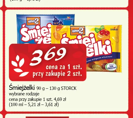 Żelki nimm2 Śmiejżelki Sokki promocja w CEZAR Delikatesy