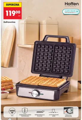 Gofrownica Hoffen promocja w Biedronka