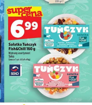 Sałatka Tuńczyk Fish&Chill Seko promocja w TOPAZ