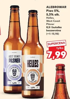 Piwo Helles, West Coast Pilsner, bezwrotna promocja w Kaufland
