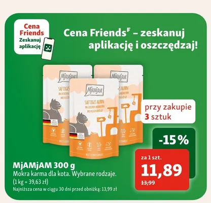Mokra karma dla kota MjAMjAM promocja w MAXI ZOO